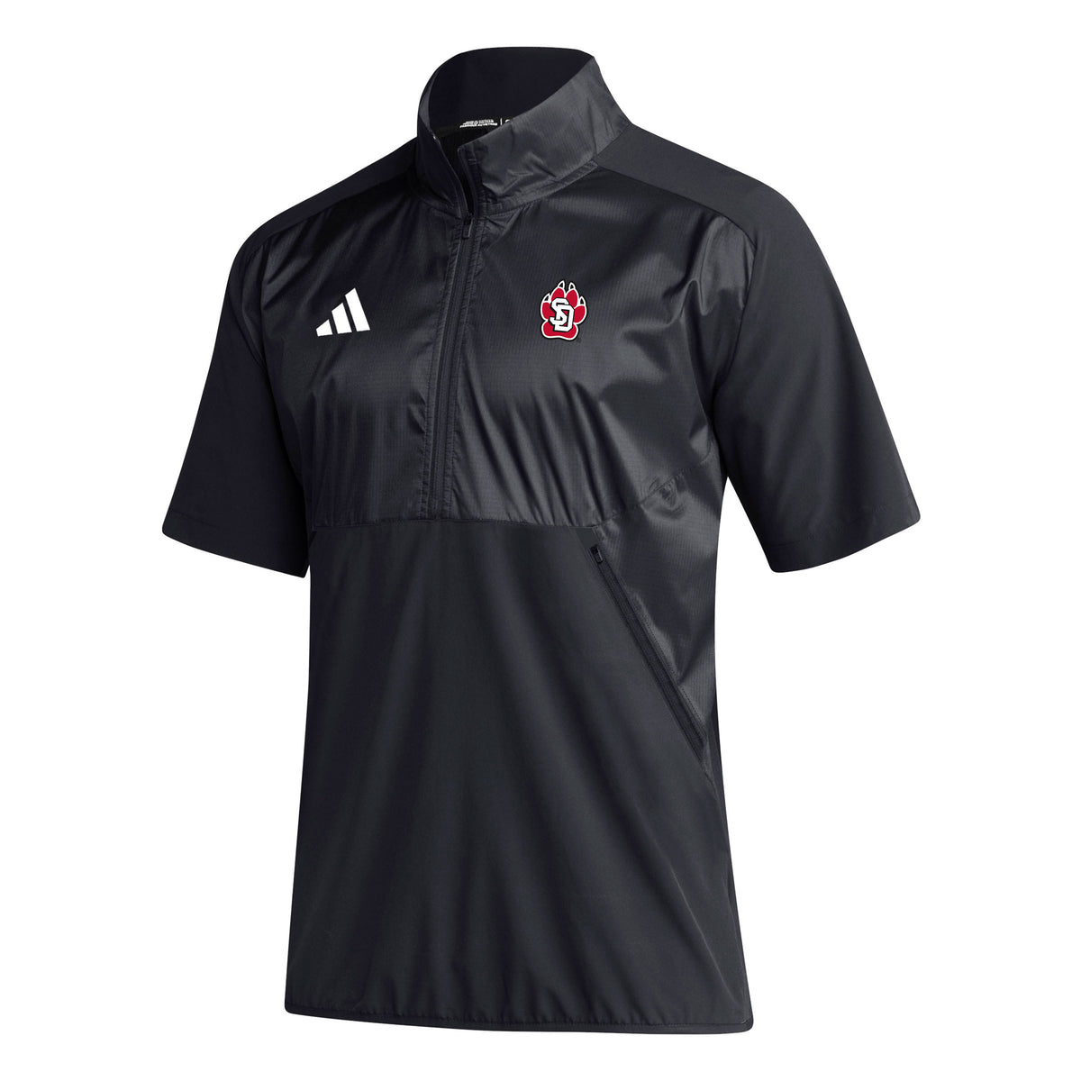 Men's adidas Black Louisville Cardinals 2023 Sideline AEROREADY Half-Zip Top