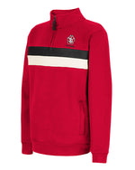 Red quarter zip with SD paw logo