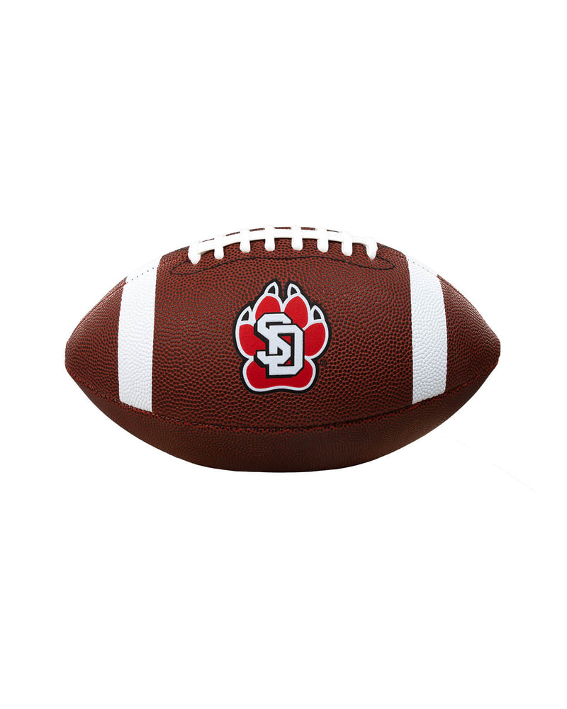 Full size football with SD paw logo 
