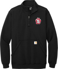 Carhartt Black Quarter Zip Crew with SD Paw – USD Charlie's Store