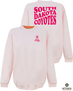 Artisans Sully Drop Shoulder Crew Pink Mist – USD Charlie's Store