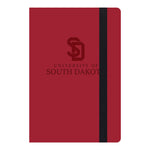 Red journal with SD University of South Dakota Logo journal