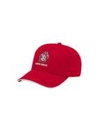 Red cap with SD Paw logo and 'South Dakota' underneath embroidered on front.