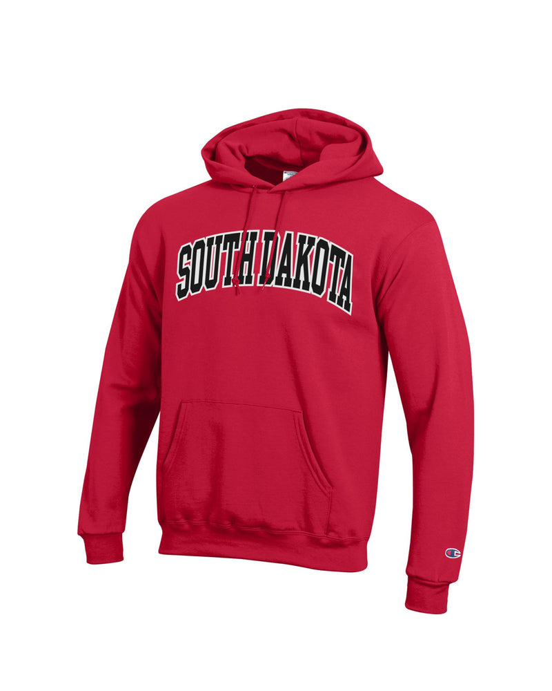 Champion Hoodies with South Dakota Tackle Twill