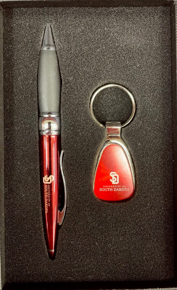 2-Piece Set with Red Pen and Key Tag