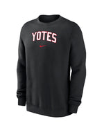 Black Nike crew with white, 'YOTES,' across chest and red Nike logo below.