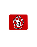Red mouse pad with SD paw logo 