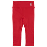 Red toddler leggins with SD Paw logo on upper left of waist band.