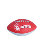 Red and Gray football with SD coyotes logo