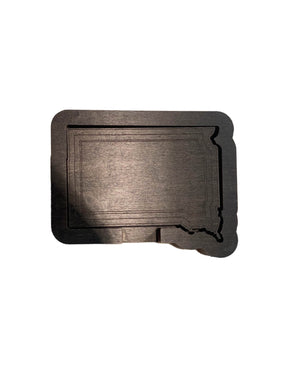 
                
                    Load image into Gallery viewer, Wooden South Dakota Coaster Set
                
            