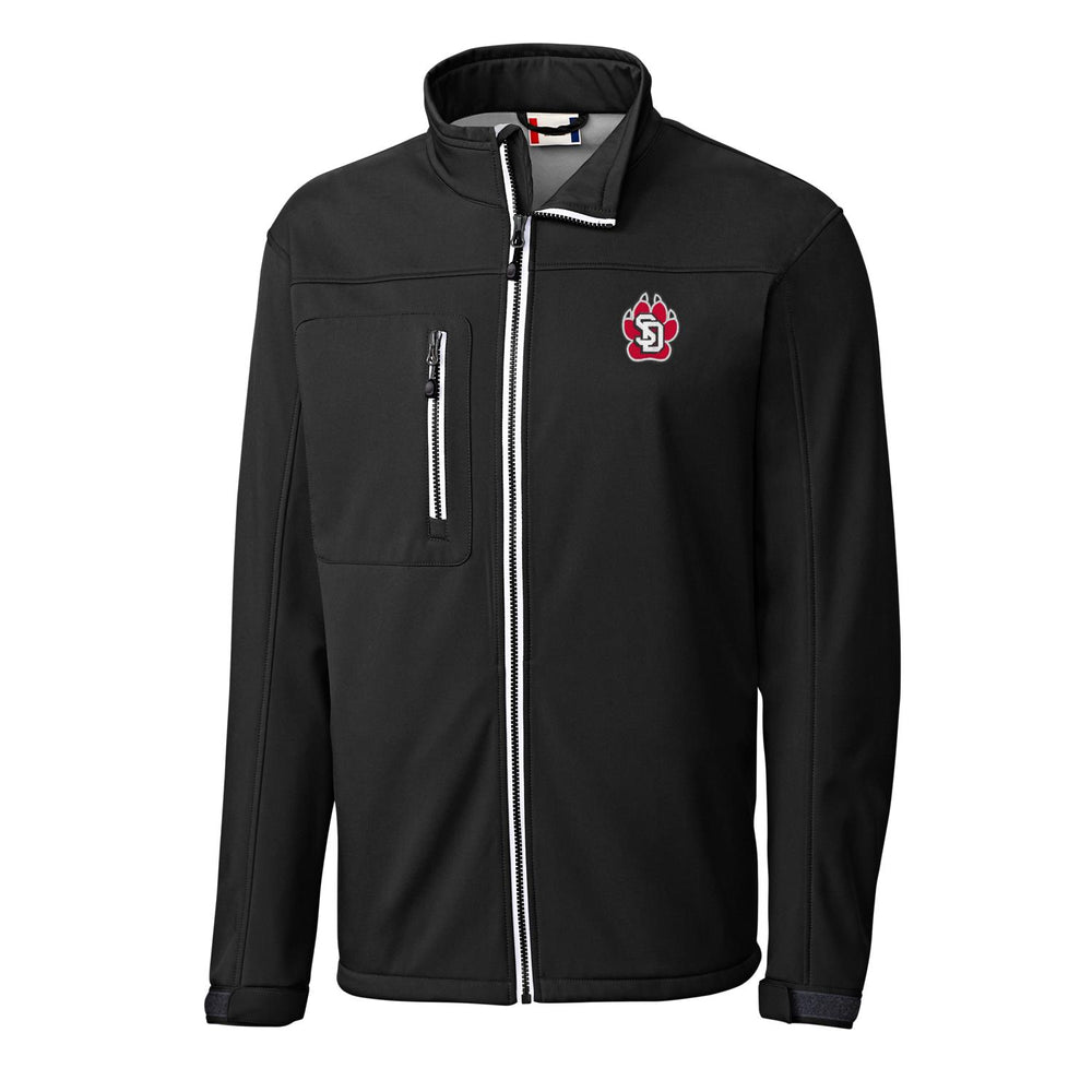 
                
                    Load image into Gallery viewer, South Dakota Coyotes Black Clique Softshell Jacket
                
            