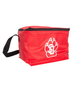 Red SD Paw 6 pack cooler