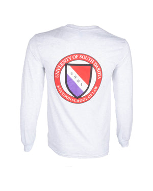 
                
                    Load image into Gallery viewer, Long sleeve tee with Knudson law school logo
                
            