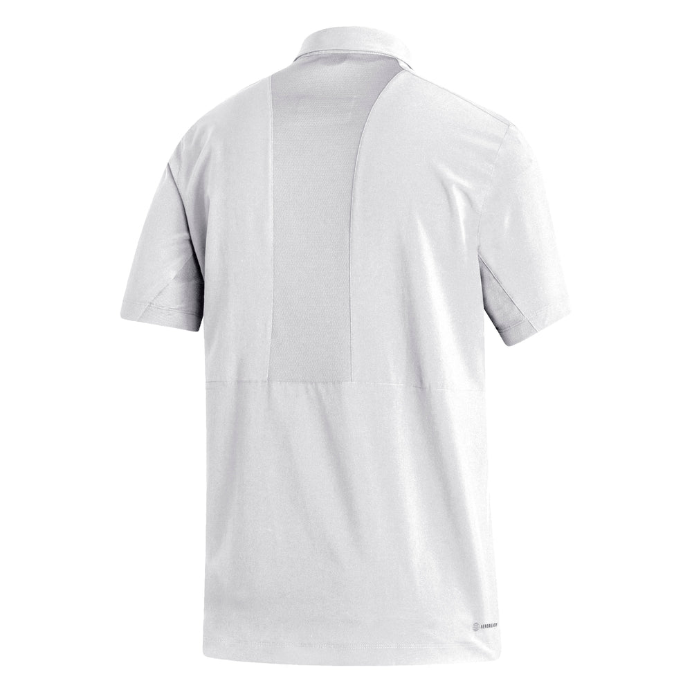 
                
                    Load image into Gallery viewer, Back of white Adidas Men&amp;#39;s Stadium Coaches Polo
                
            