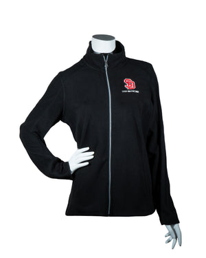 
                
                    Load image into Gallery viewer, Black full zip jacket with USD Medicine logo on the upper left chest
                
            