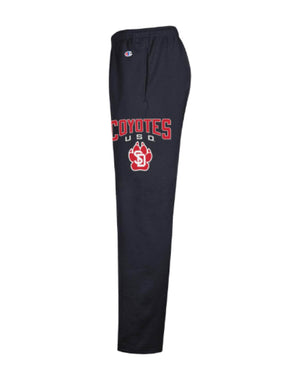 Champion Fleece  Black Open Bottom USD