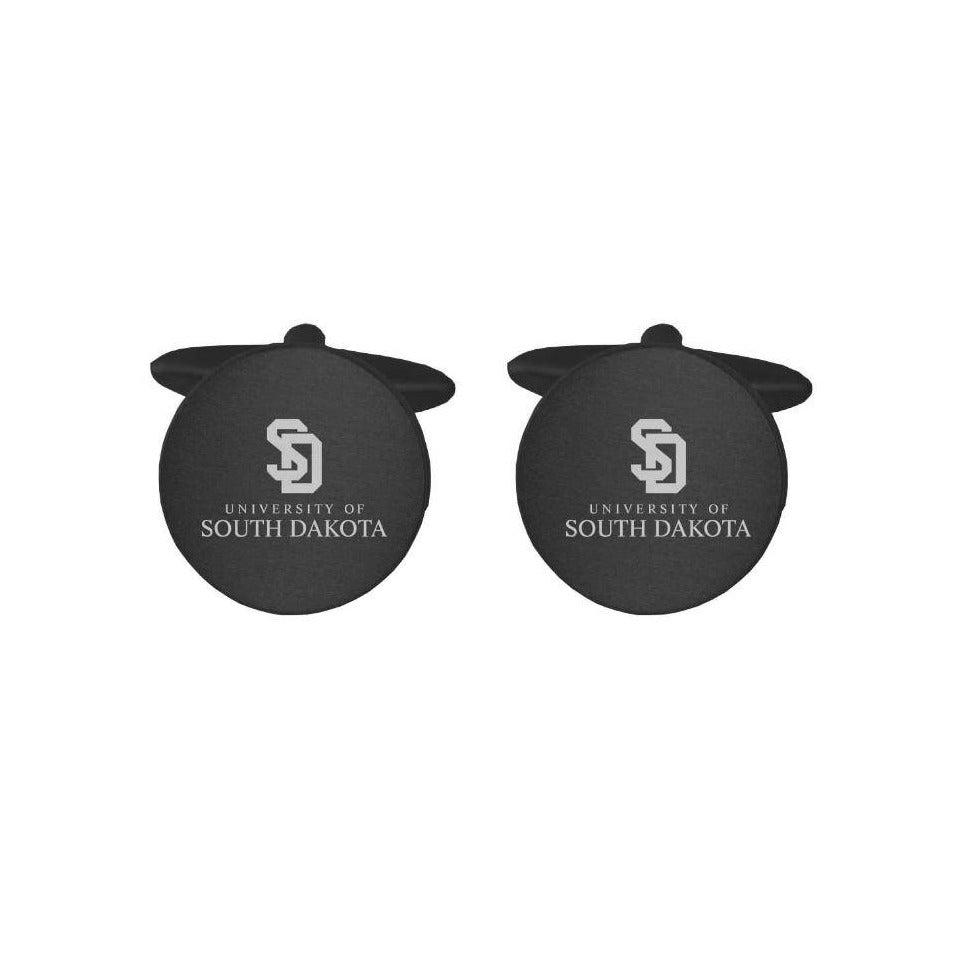Black cuff links with SD logo