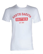 University of South Dakota Brother White Tee