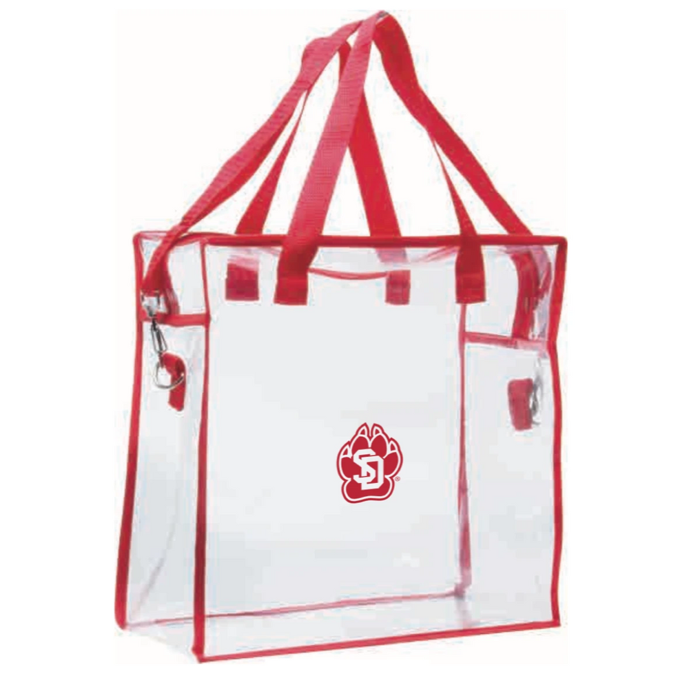 Clear Plastic Tote SD Paw