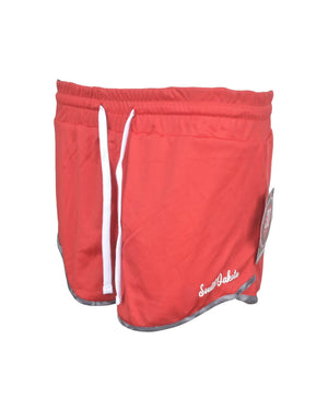 Red shorts with white South Dakota lettering