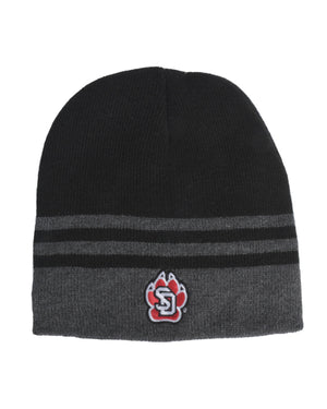 
                
                    Load image into Gallery viewer, Logo Fit Unisex Charcoal Black Knit Hat
                
            
