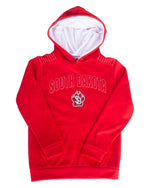 Colosseum Boy's Red Poly Hoodie