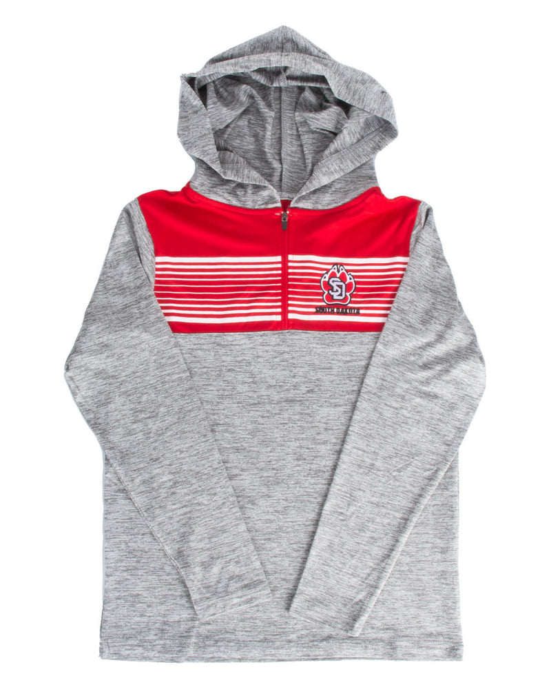 
                
                    Load image into Gallery viewer, Colosseum Boy&amp;#39;s Gray W/ Red 1/4 Windshirt
                
            