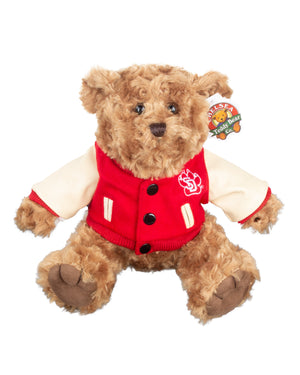 
                
                    Load image into Gallery viewer, USD Varsity Letterjacket Brown Bear
                
            