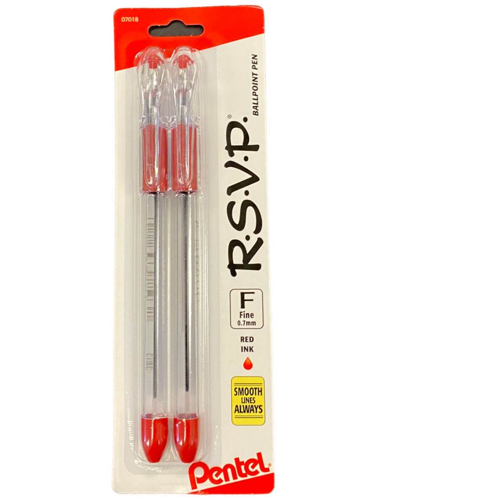 Pen Red RSVP Fine