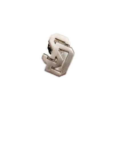 
                
                    Load image into Gallery viewer, Silver SD lapel pin
                
            