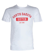 University of South Dakota Sister White Tee