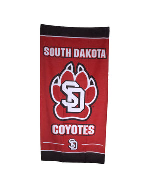 
                
                    Load image into Gallery viewer, South Dakota Coyotes Beach Towel
                
            