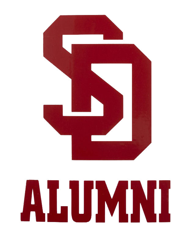 
                
                    Load image into Gallery viewer, Red SD Alumni decal 
                
            