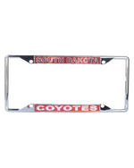 Silver License Frame with South Dakota Coyotes