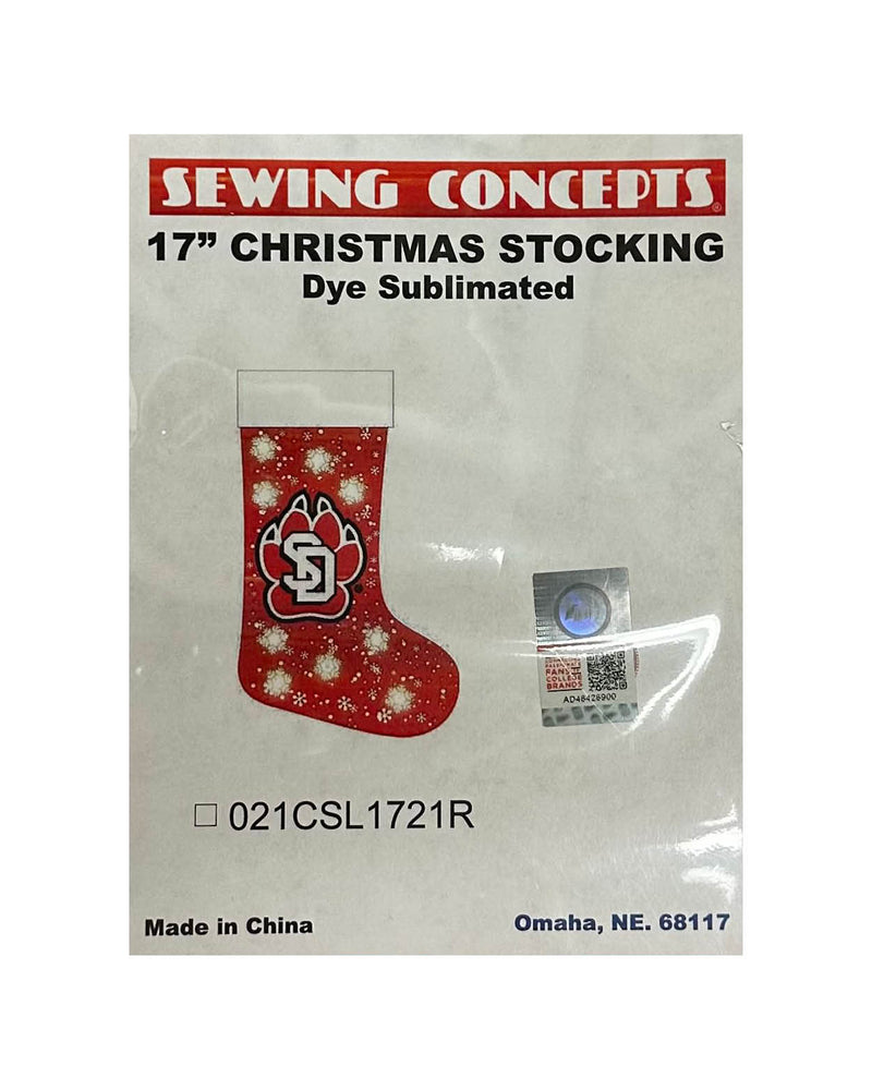 
                
                    Load image into Gallery viewer, USD Christmas Stocking w/ Snowflakes
                
            