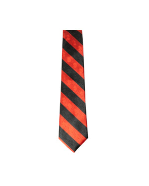 
                
                    Load image into Gallery viewer, USD Tie Diagonal Stripe Red/Black
                
            