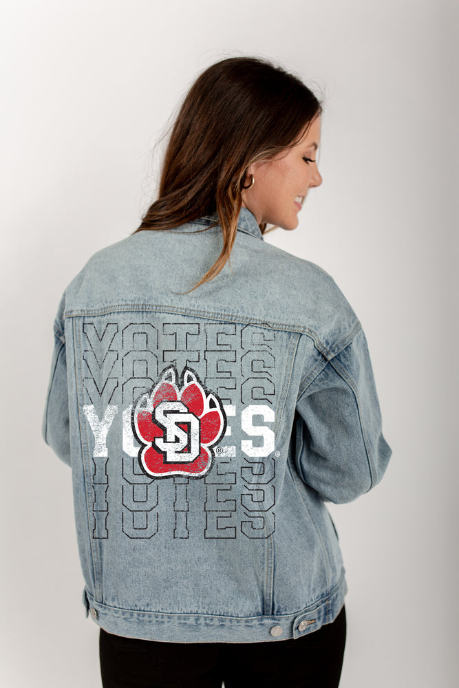 Denim Jacket with back graphic