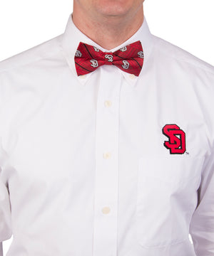 Red bow tie with SD logo 