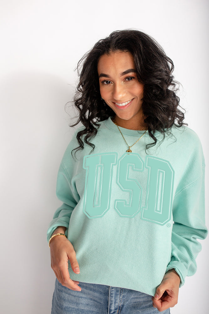 Mint corded USD Oversized Game Day Social crew