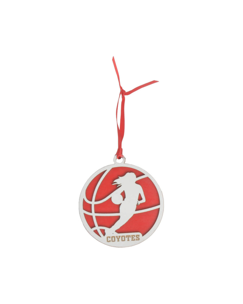 Coyotes Basketball Ornament Women's Basketball