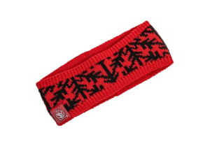 
                
                    Load image into Gallery viewer, Red SD paw headband with black design 
                
            