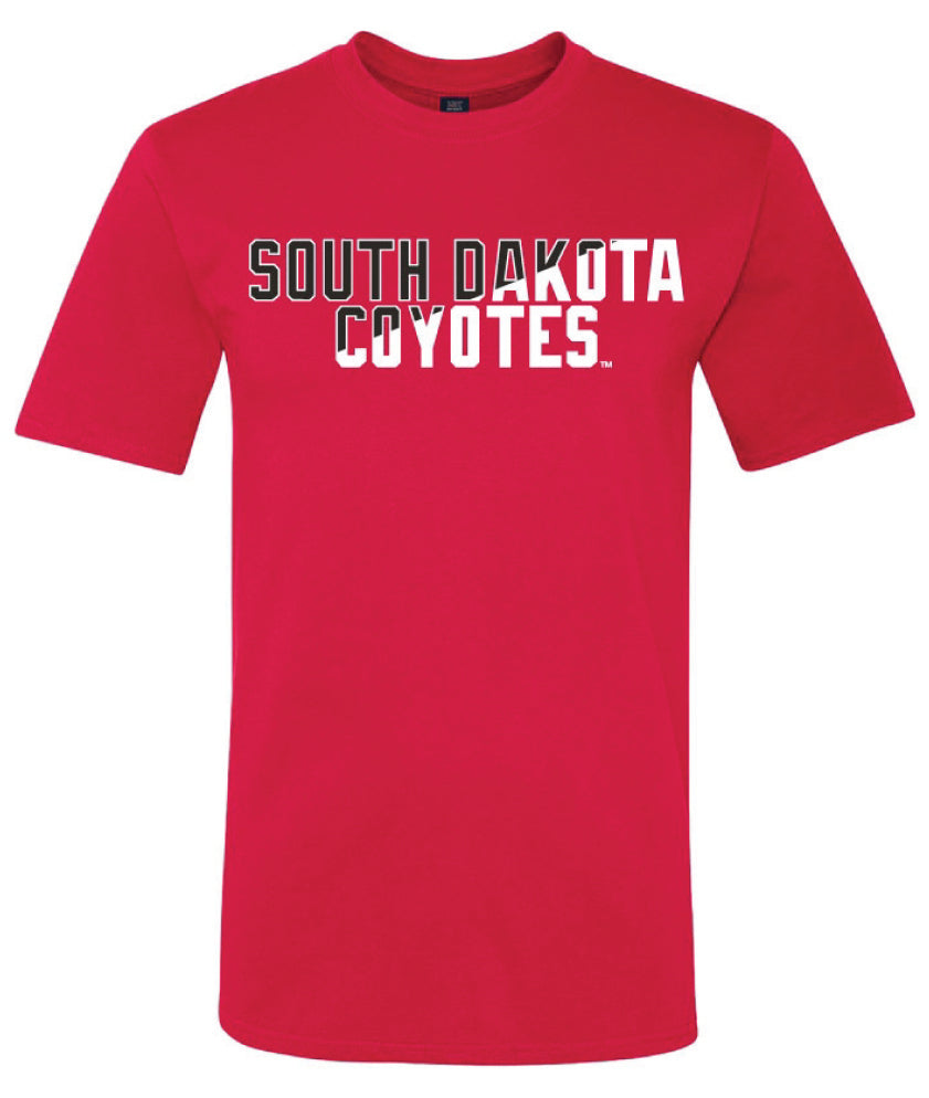 MV Yote Life Unisex Red Tee with Wht/Black SD Coyotes