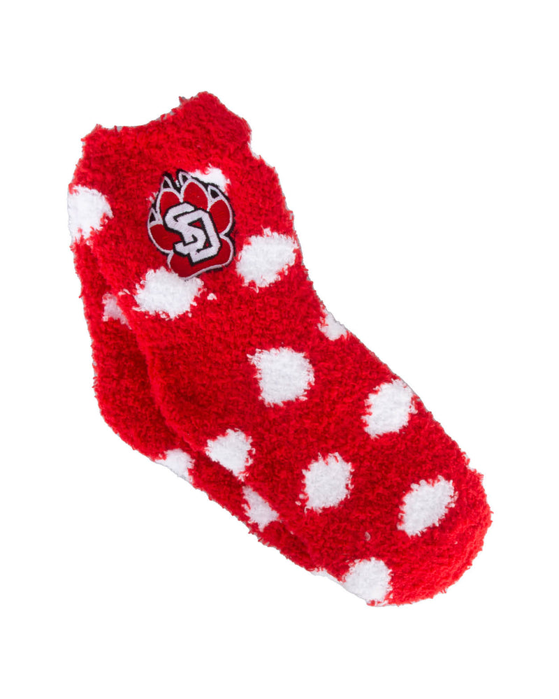 
                
                    Load image into Gallery viewer, Zoozatz Youth Red Dotted Socks
                
            