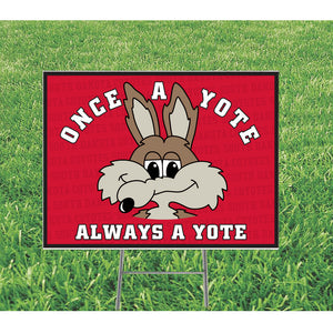 18" x 24" Yard Sign Two-Sided with H Stand