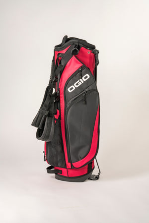 USD Black and Red Golf Bag with SD Paw