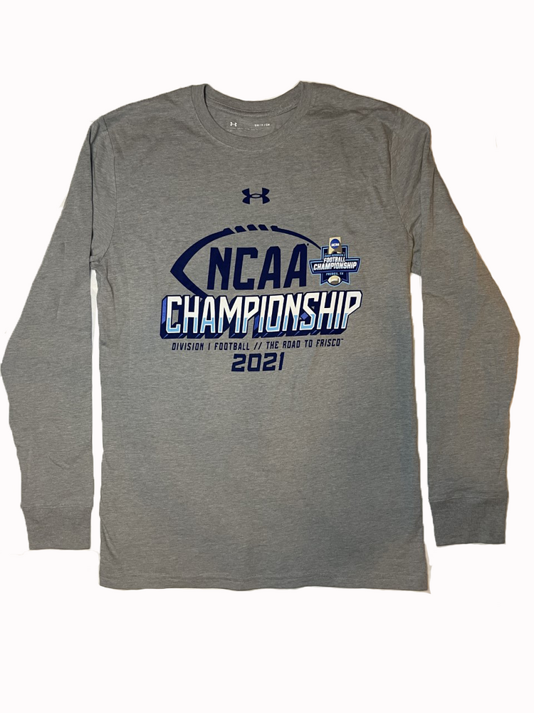
                
                    Load image into Gallery viewer, NCAA Steel Heather Performance Cotton L/S Tee
                
            